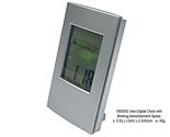 Digital Clock with Blinking Advertisement Space