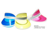Transparent PVC Head Visor Cap