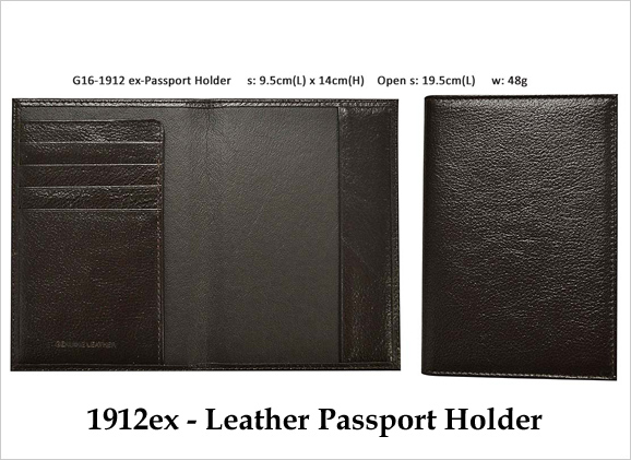 1912 Leather Passport Holder